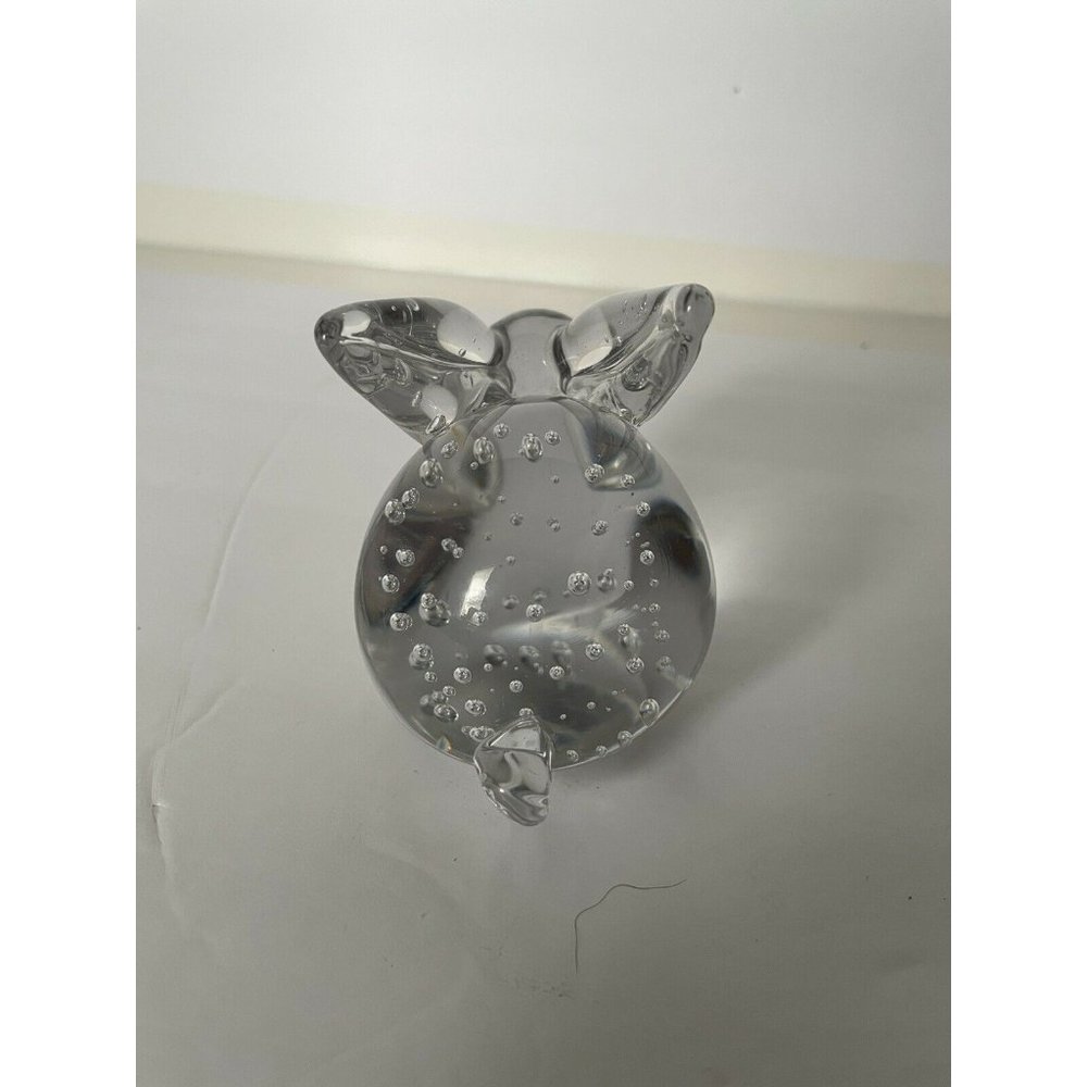 Clear Glass Rabbit Precise Bubbles - Picture 3 of 5